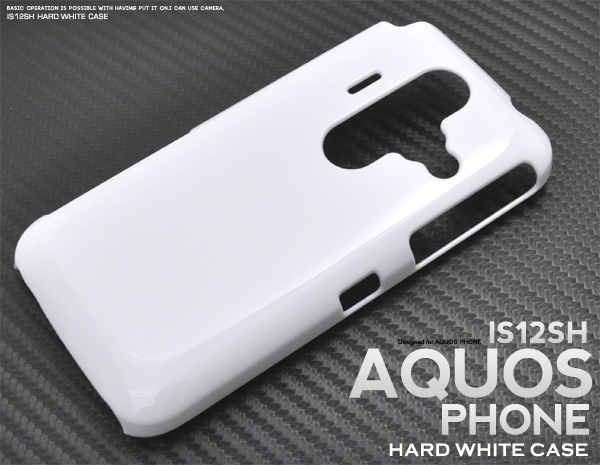 AQUOSPHONE�@IS12SH�p�n�[�h�z���C�g�P�[�X