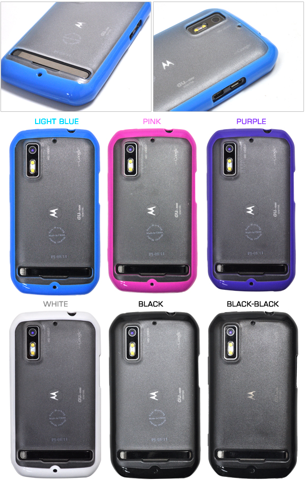 MOTOROLA PHOTON ISW11M用ラバークリアケース
