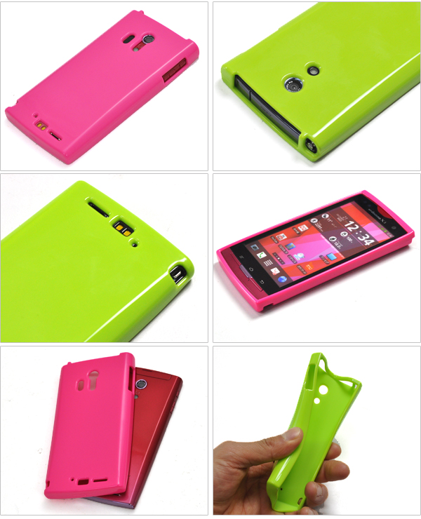 ARROWS X LTE F-05D�p�J���[�\�t�g�P�[�X