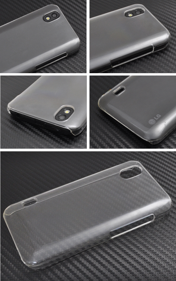 Optimus bright L-07C用クリアハードケース