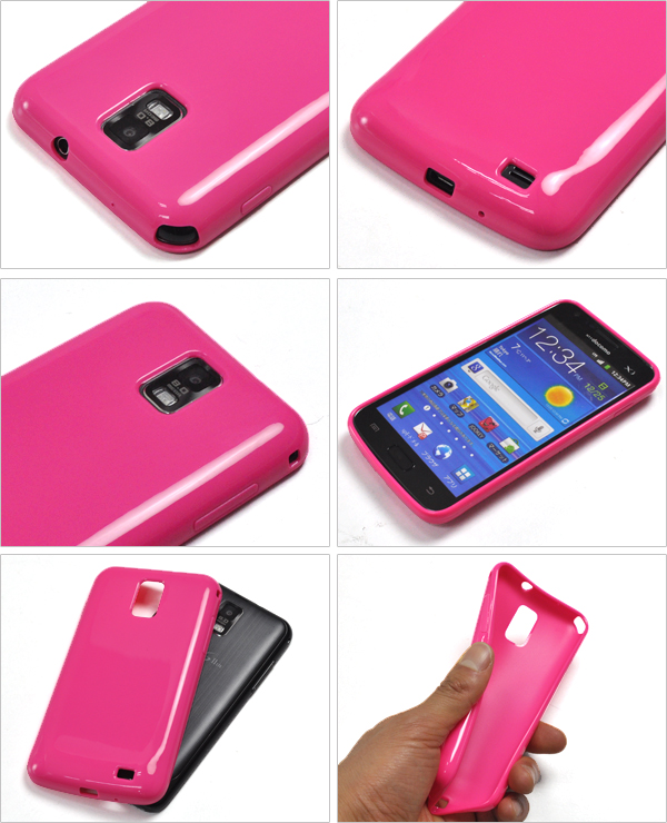 GALAXY S II LTE SC-03D用カラーソフトケース