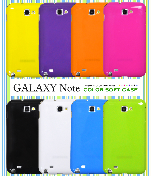 GALAXY Note SC-05D�p�J���[�\�t�g�P�[�X