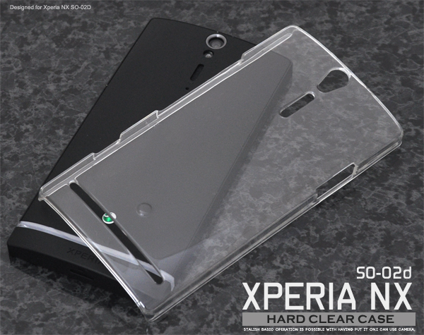 Xperia NX SO-02D�p�n�[�h�N���A�P�[�X