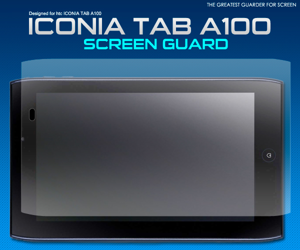 ICONIA TAB A100用液晶保護シール 