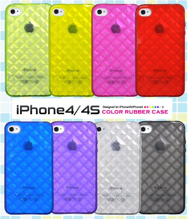 iPhone4/iPhone4S��p�J���[���U�C�N���o�[�P�[�X