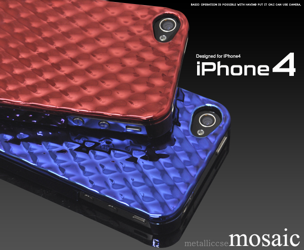 iPhone4�p���U�C�N���^���b�N�P�[�X 