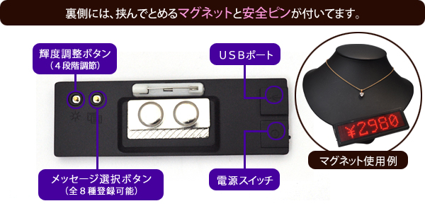 LEDサインボード（4文字）