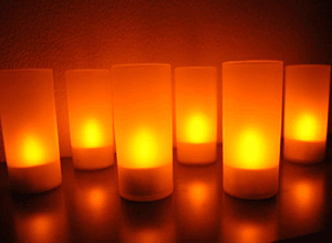 充電式LEDキャンドルライト