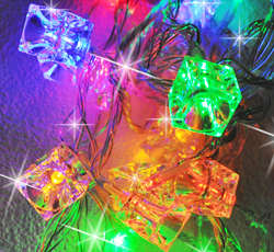 ソーラーイルミネーションＬＥＤキューブライト(4.5m)