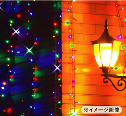 ソーラーイルミネーションＬＥＤカーテンライト（1&times;1m）