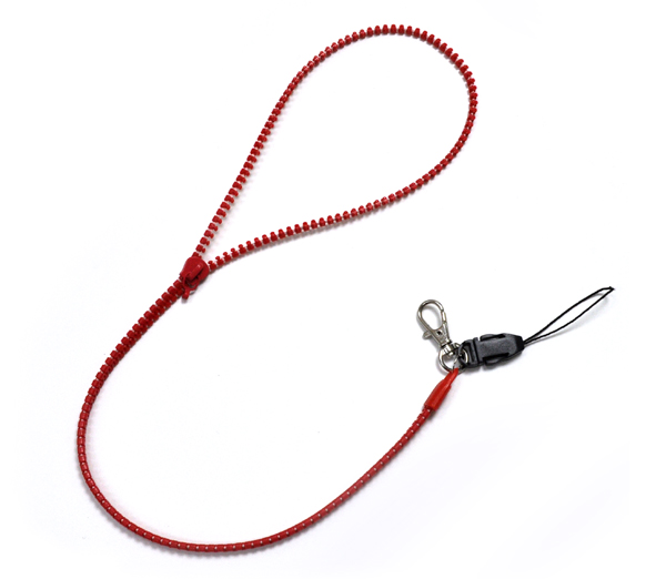 ファスナーネックストラップ