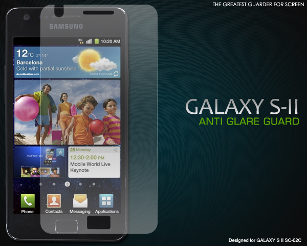 GALAXY S II�p���˖h�~�t���ی�V�[�� 