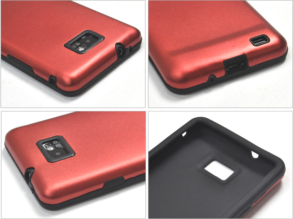 GALAXY S II専用アルミ製バックケース