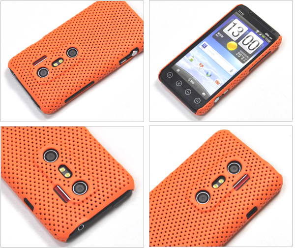 HTC EVO 3D ISW12HT�p���b�V���J���[�P�[�X 