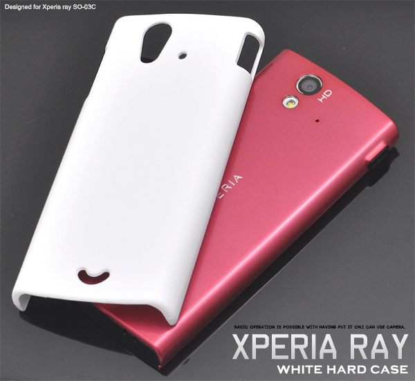 Xperia ray SO-03C�p �z���C�g�}�b�g�P�[�X