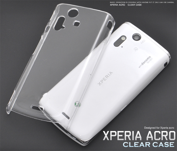 Xperia acro�p�N���A�P�[�X 