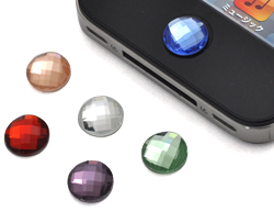 キラキラホームボタンデコシール(ホームボタンステッカー) 