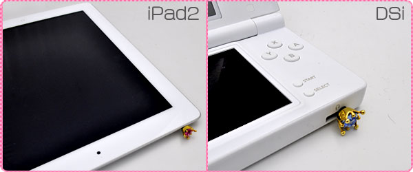 王冠×ラインストーン スマートフォンピアス/イヤホンジャックピアス