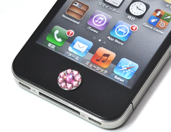 キラキラホームボタンデコシール(ホームボタンステッカー) 