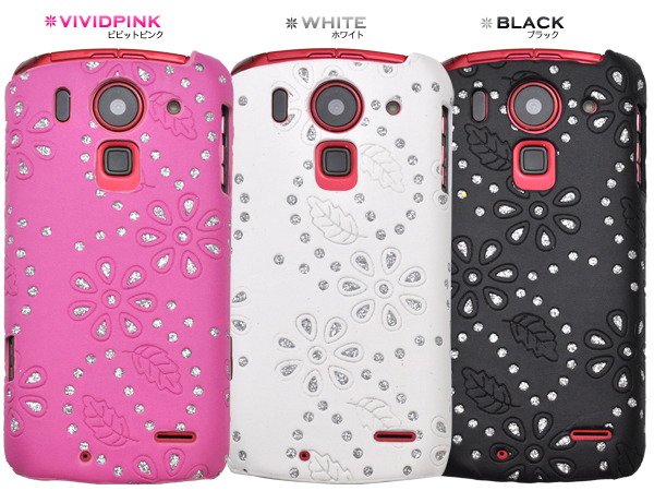 ARROWS Z ISW13F用　フラワーデザインケース