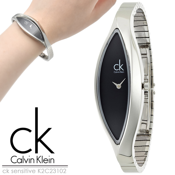 Calvin Klein カルバンクライン ck sensitive センシティブ K2C23102 ブラック レディース腕時計 プレゼント ギフト クリスマス