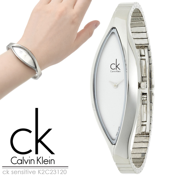 レディース 腕時計 Calvin Klein カルバンクライン ck sensitive センシティブ K2C23120 シルバー クリスマス プレゼント ギフト
