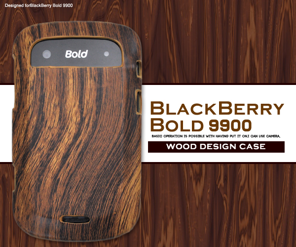 BlackBerry Bold 9900�p�@�E�b�h�f�U�C���P�[�X