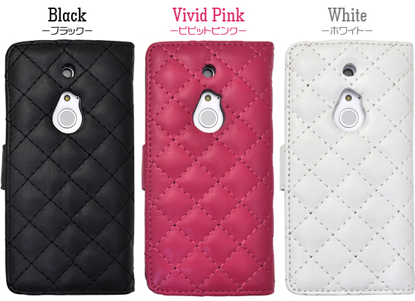 ARROWS NX F-01F用キルティングレザーケースポーチ