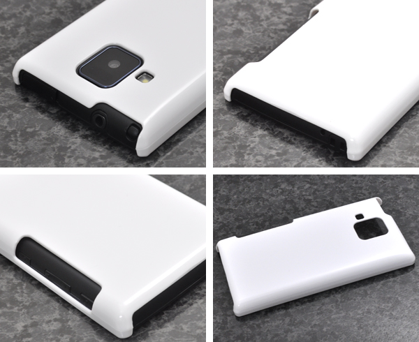 ELUGA V P-06D用ハードホワイトケース