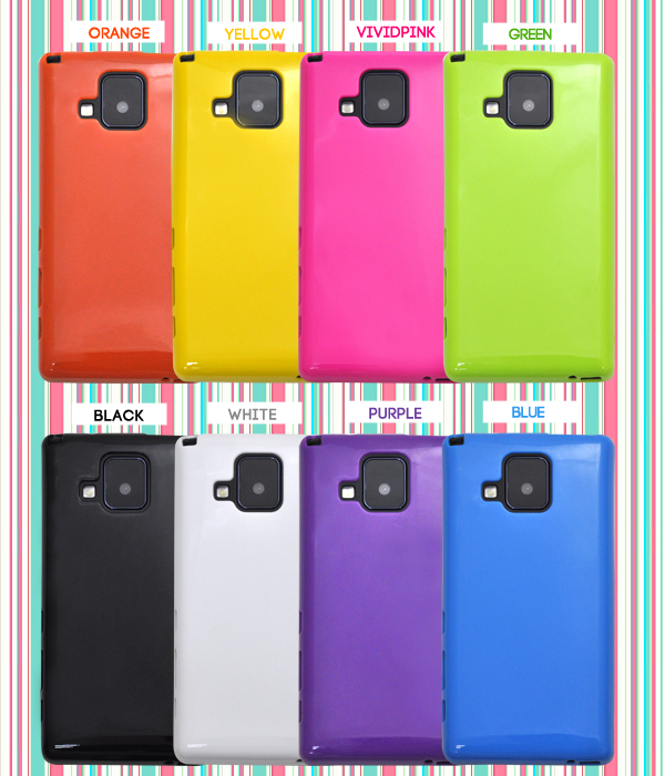 ELUGA V P-06D用カラーソフトケース