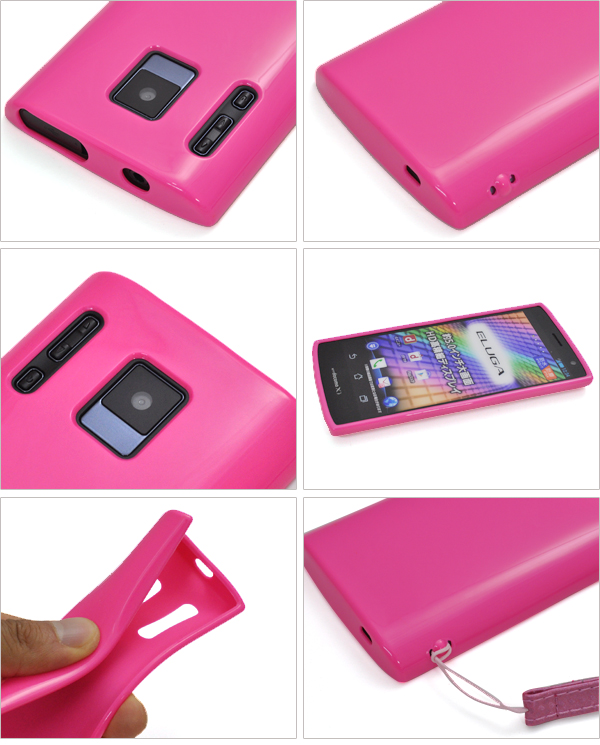 ELUGA power P-07D�p�J���[�\�t�g�P�[�X