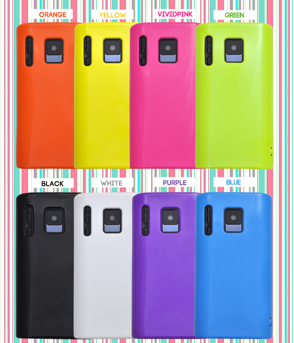 ELUGA power P-07D�p�J���[�\�t�g�P�[�X