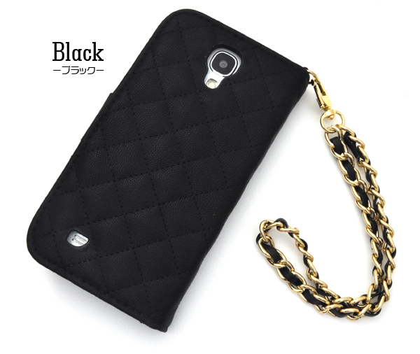 GALAXY S4 SC-04E用キルティングレザーケースポーチ