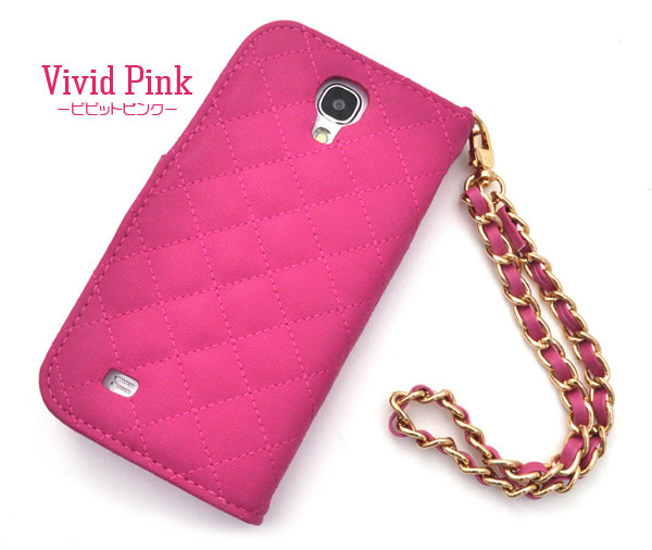 GALAXY S4 SC-04E用キルティングレザーケースポーチ
