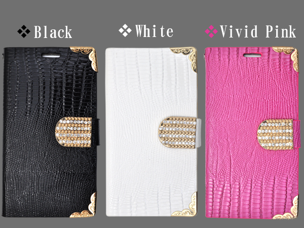 GALAXY S4 SC-04E用クロコダイルデザインレディースケースポーチ