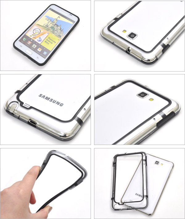 GALAXY Note SC-05D用カラーラインバンパーケース