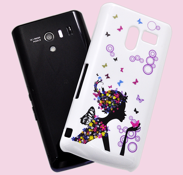 AQUOS PHONE EX SH-04E用ガーリーデザインケース