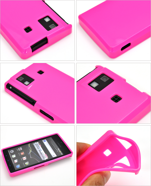 AQUOS PHONE SH-06D用カラーソフトケース