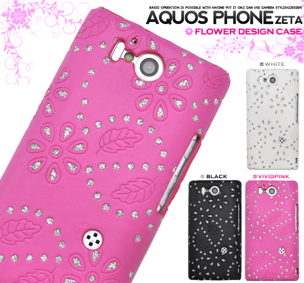 AQUOS PHONE ZETA SH-09D�p�@�t�����[�f�U�C���P�[�X