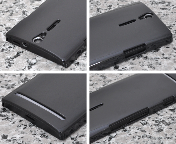 Xperia NX SO-02D用ハードブラックケース