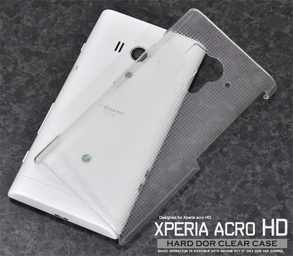 Xperia acro HD SO-03D/IS12S�p�n�[�h�N���A�P�[�X