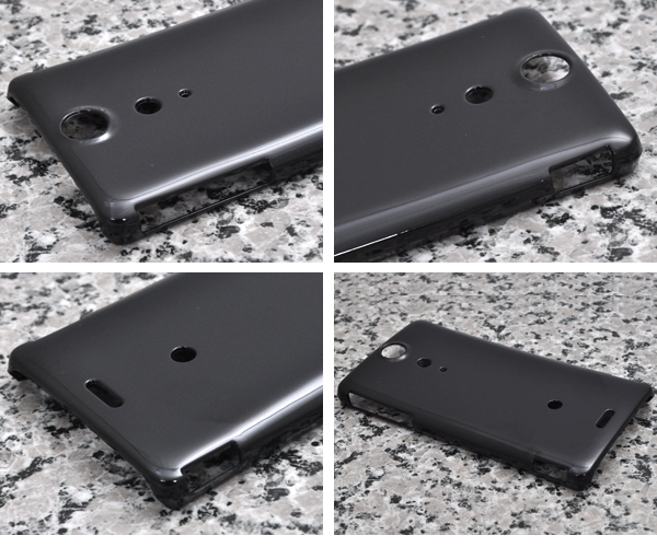 Xperia GX SO-04D用ハードブラックケース