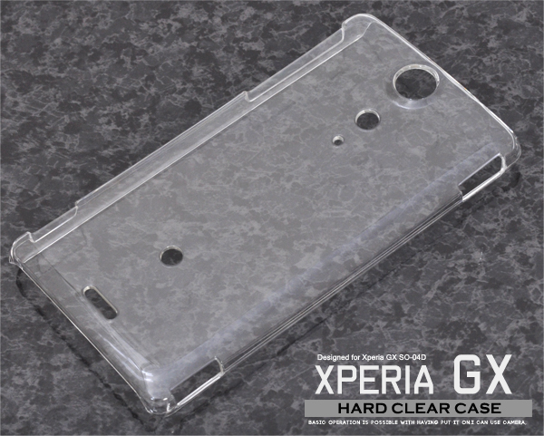Xperia GX SO-04D�p�n�[�h�N���A�P�[�X