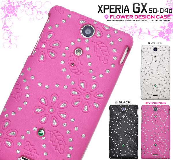 Xperia GX SO-04D�p�@�t�����[�f�U�C���P�[�X