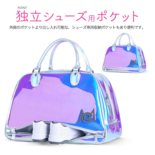 新品 オノフ ゴルフ ボストンバッグ シューズ収納ポケット付き パープル Amazon.co.jp: 2WAY ゴルフバッグ ボストンバッグ メンズ レディース