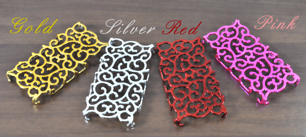 iPhone4、iPhone4S用唐草模様のケース