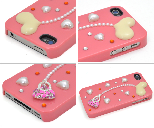 iPhone4/4S用ファンシーデコケース