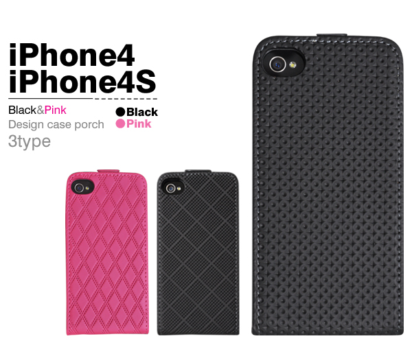 iPhone4�EiPhone4S��p�@�u���b�N���s���N�f�U�C���P�[�X�|�[�`