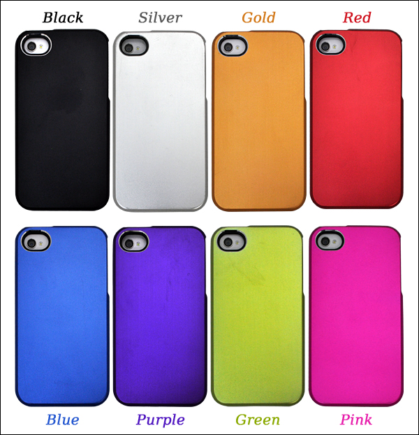 iPhone4/iPhone4S専用カラーアルミケース