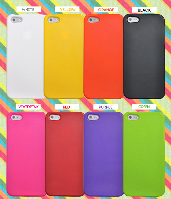 iPhone5�p�J���[�\�t�g�P�[�X